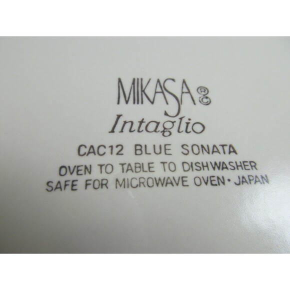 Mikasa Intaglio Blue Sonata Round Serving Vegetable Bowl 8" - Picture 8 of 8